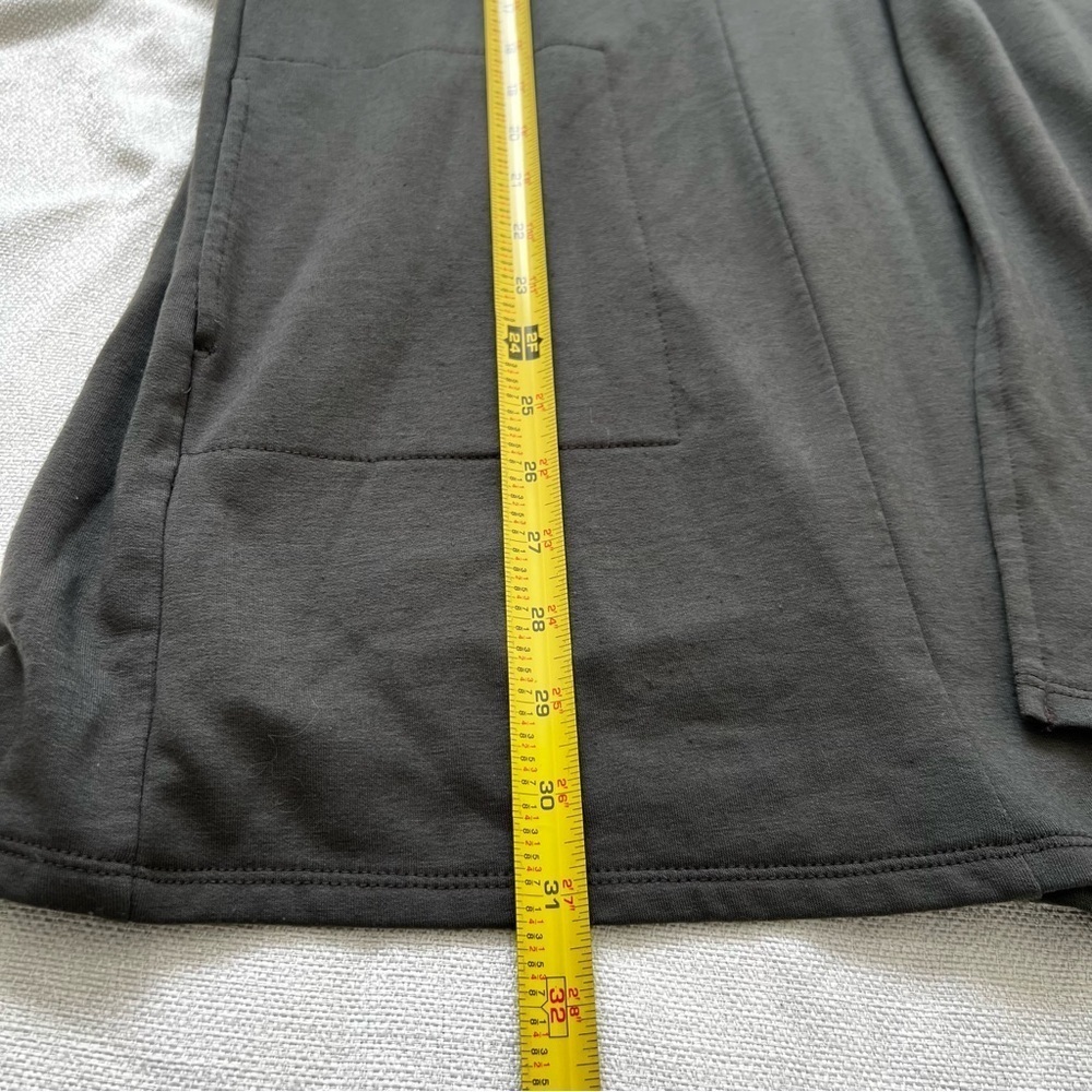 J.Jill Luxe Tencel Draped Front Open Long Cardigan Women Size Large - Picture 5 of 10